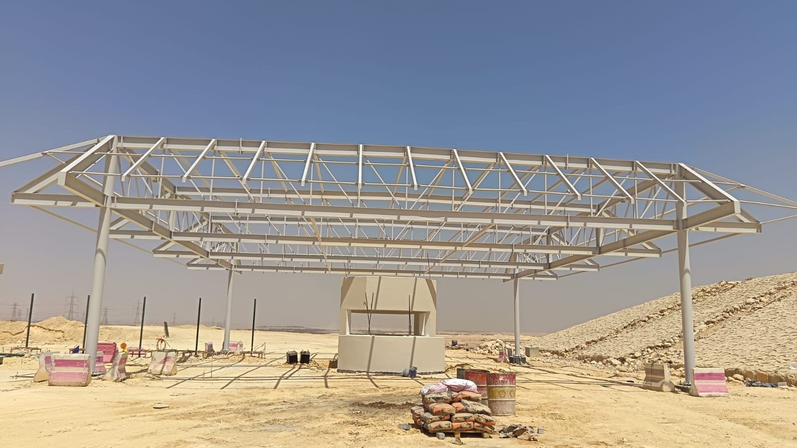 Mega Structure Contracting & Trading Co. steel structure project in Saudi Arabia